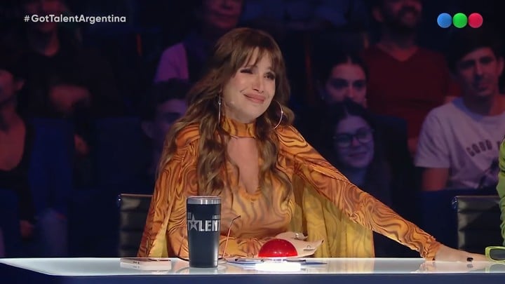 Florencia Peña en "Got Talent". Foto: Captura TV