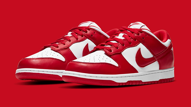 Las Nike Dunk Low University Red son las zapatillas perfectas para añadir algo de color a tu look de otoño