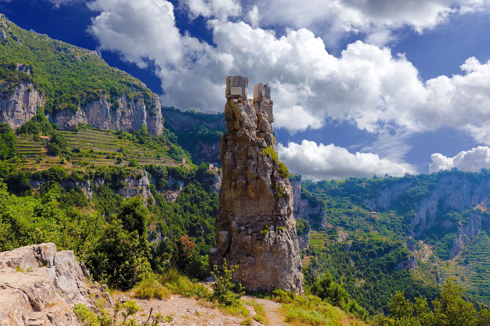 El camino sobre Ravello