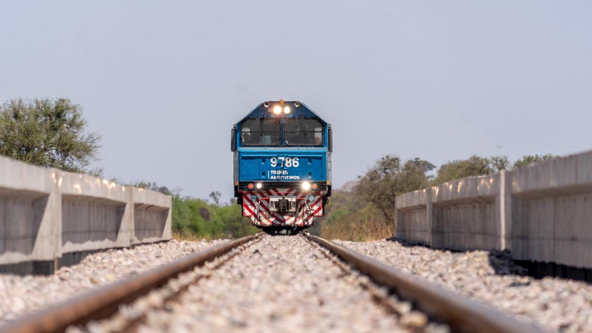 El ramal C18 es el cuarto servicio ferroviario de cargas recuperado durante la actual gestin Foto Prensa 