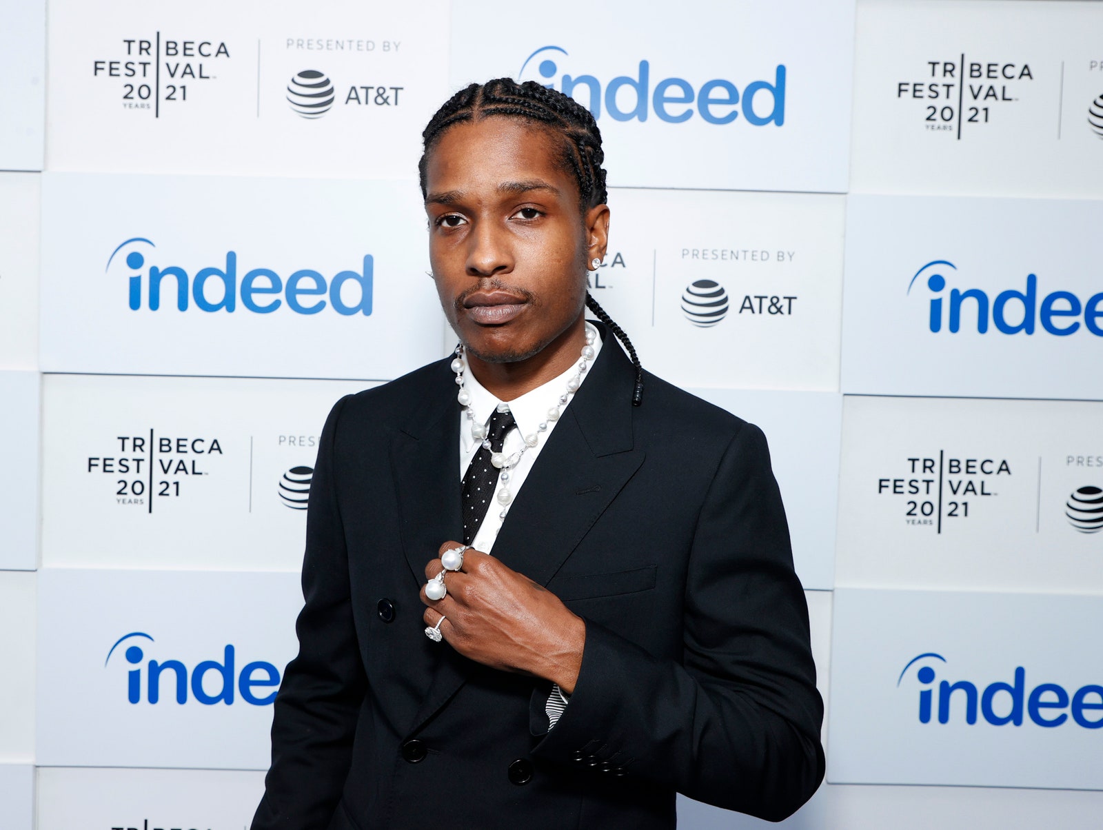 AAP Rocky asiste al estreno del Síndrome de Estocolmo en el Festival de Tribeca 2021