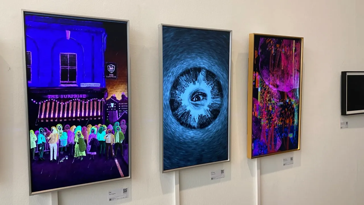 Arte NFT en la Galería Saatchi de Londres