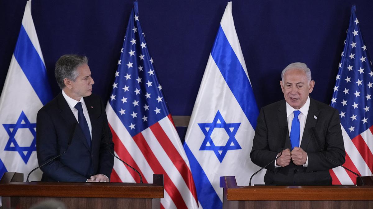 Blinken se reunir este viernes en Jordania con el presidente de la Autoridad Palestina Mahmud Abbas y con el rey Abdullah II de Jordania Foto AFP