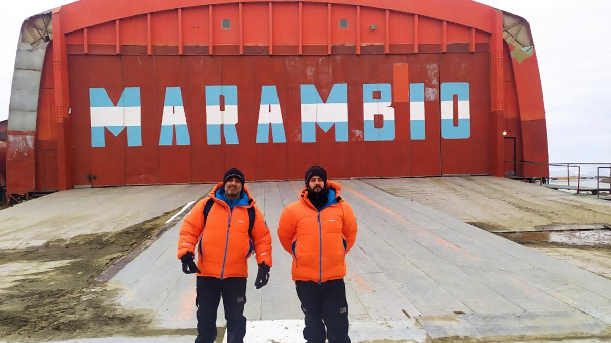 Investigadores en Base Marambio Foto Gentileza