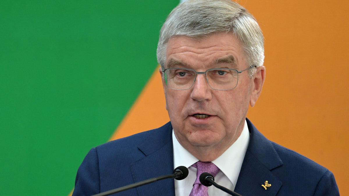 Thomas Bach expectante por la decisin de si Messi podra estar en Pars 2024 Foto AFP