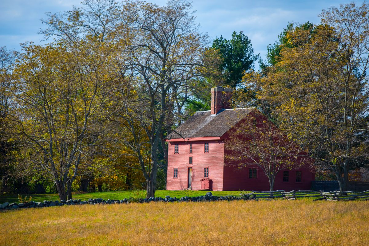 La granja de Rebecca Nurse sigue en pie en Danvers, Massachusetts.