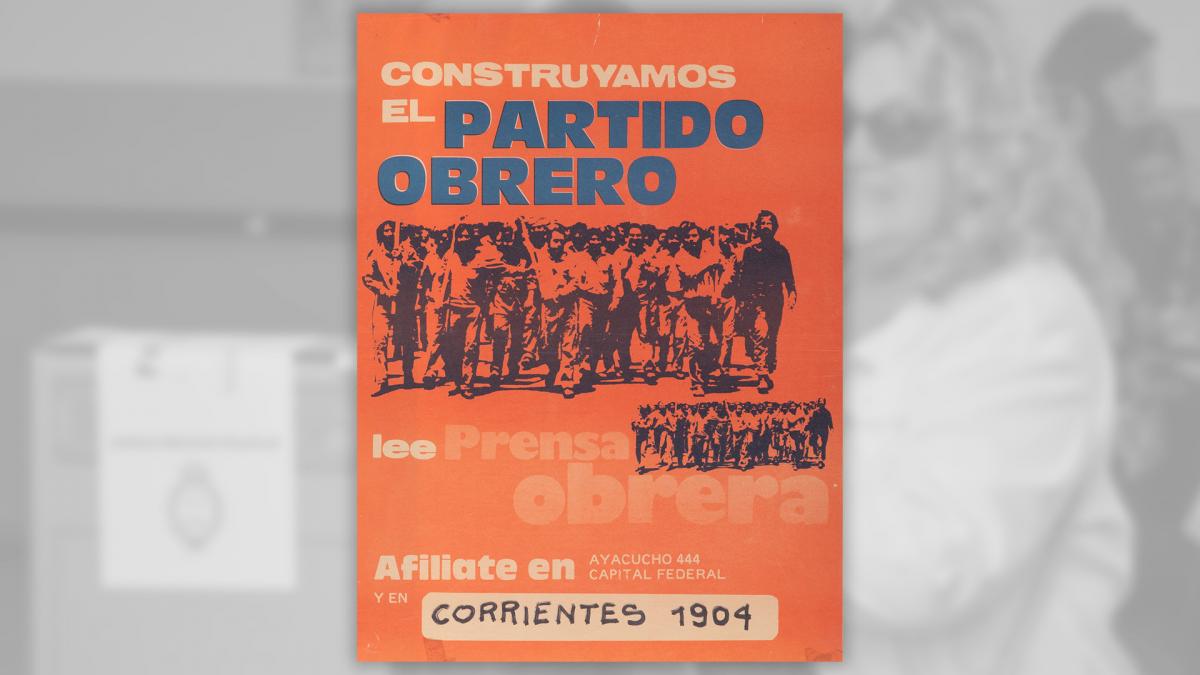 La frmula presidencial del Partido Obrero estuvo integrada por Gregorio Flores y Catalina Raymundo de Guagnini