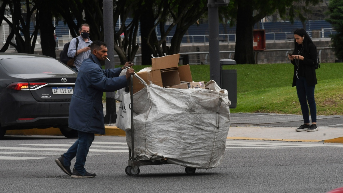 Francisco Dorbessan de la Federacin de Cartoneros y Cartoneras cuestion la iniciativa Foto Pablo Aeli