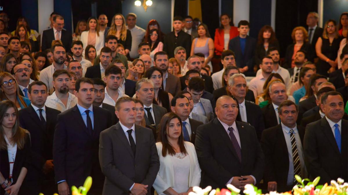 Ceremonia de jura en el Teatro San Martin de Tucumn Foto JuanManzurOK