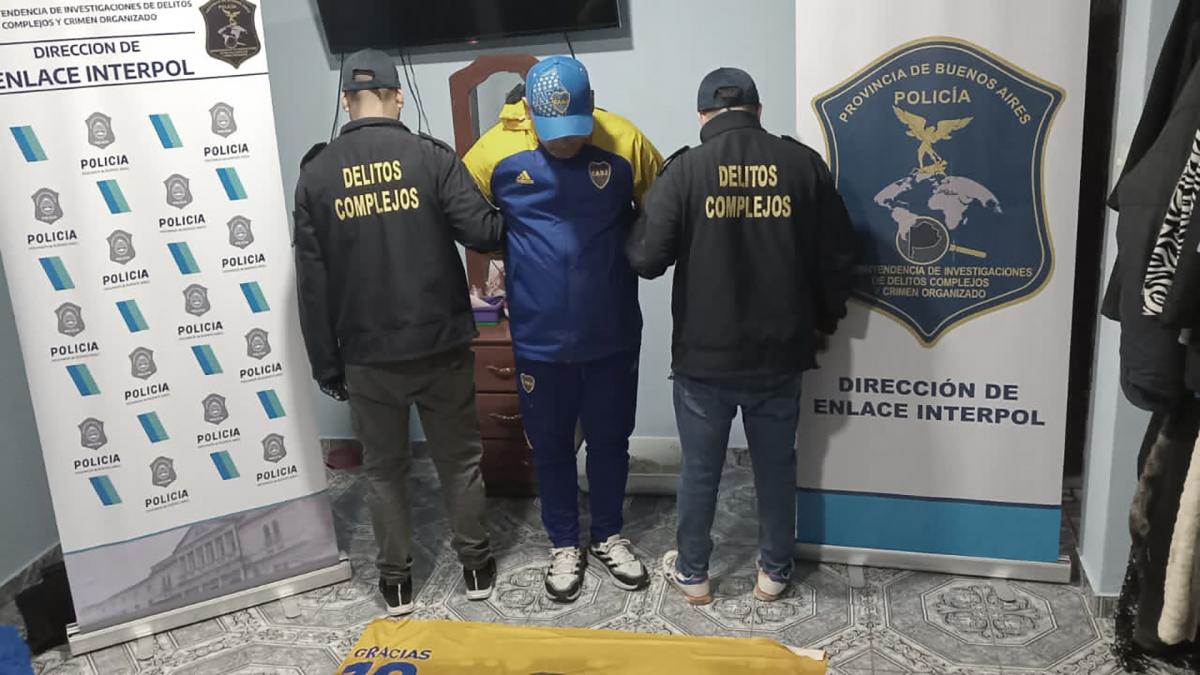 Un barrabrava de Boca Juniors y otras cuatro personas fueron detenidas en el operativo Foto Prensa