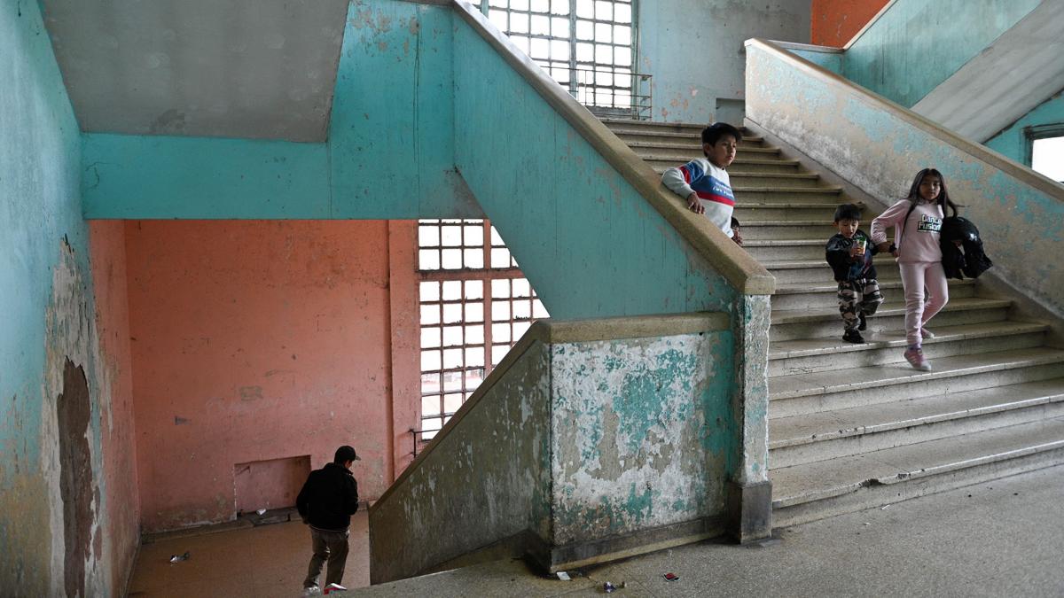 El interior de Santa Cruz 140 un edificio de 65 mil metros cuadrados en Parque Patricios Foto Victoria Gesualdi 