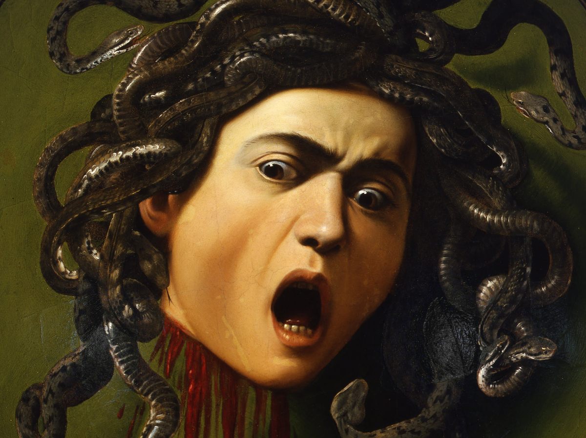 La pintura de Caravaggio de 1597 de la gorgona Medusa captura vívidamente la violencia detrás de las historias de origen de muchas de nuestras constelaciones.