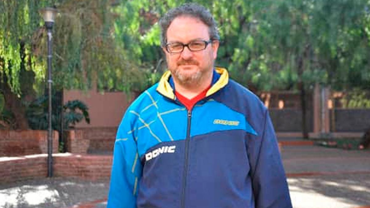 Gustavo Levisman es el director tcnico del seleccionado argentino de tenis de mesa 