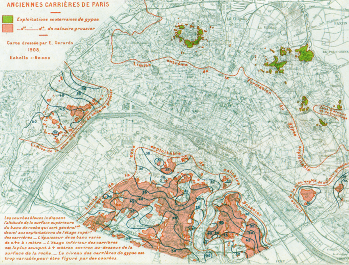 Los túneles bajo París van mucho más allá de las catacumbas.