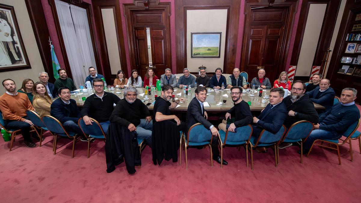 Kicillof recibe a intendentes electos de Unin por la Patria Foto Archivo