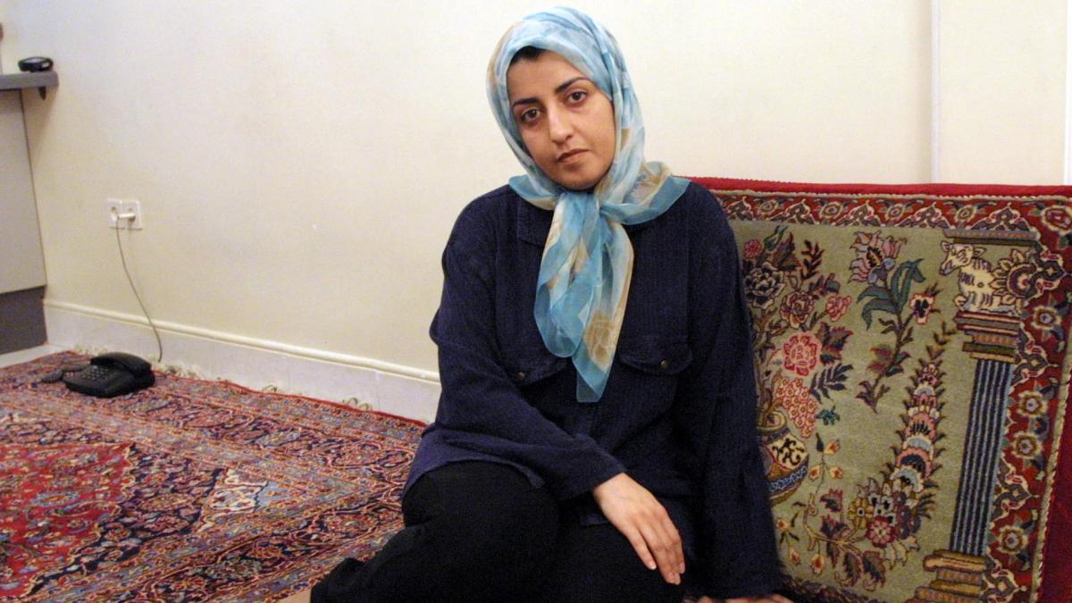 Narges Mohammadi fue galardonada con el Premio Nobel de la Paz Foto AFP