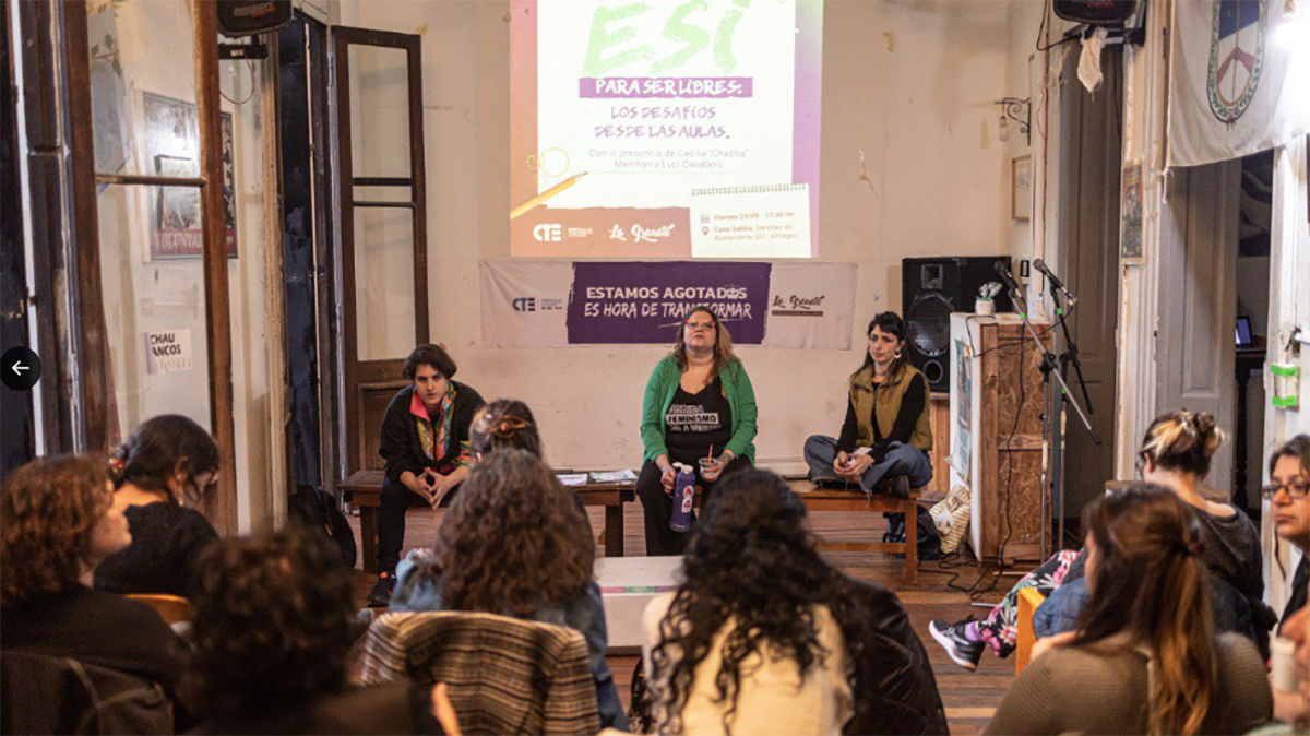 Carolina Brandariz propone crear un fondo con un porcentaje de la cuota sindical para solventar garantas Foto TW