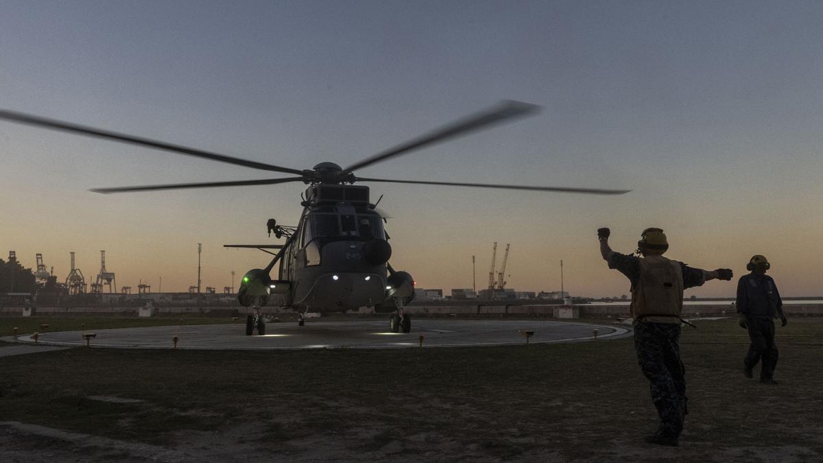 Helicptero de la Armada Argentina Foto Pepe Mateos