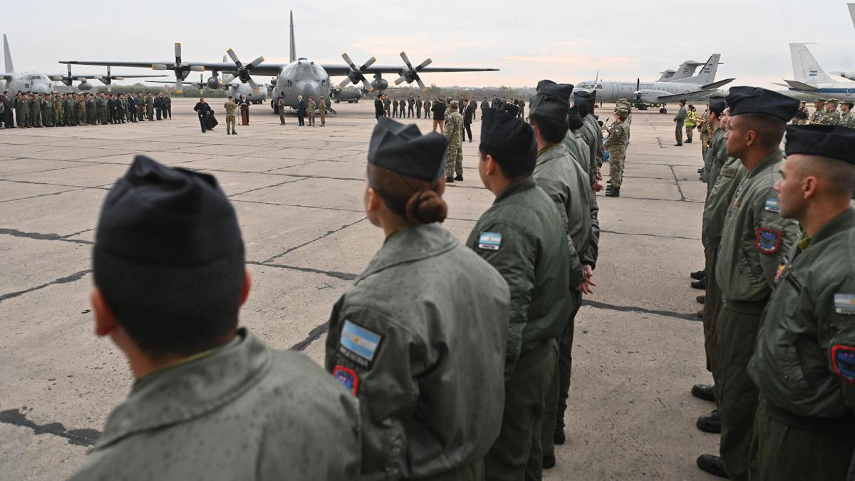 Aviones de la Fuerza Area Argentina Foto Victoria Gesualdi