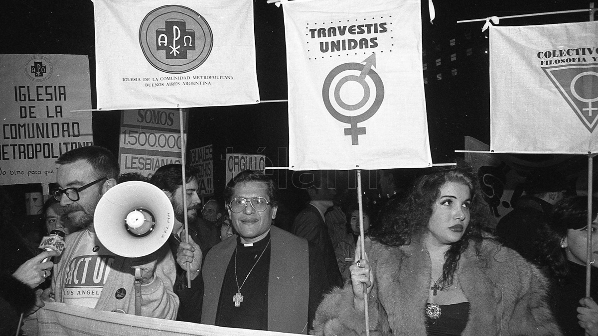 En la primera marcha en 1992 el concepto orgullo unific a todas las identidades bajo la consigna Libertad Igualdad Diversidad Foto Sergio QuinterosArchivo Tlam