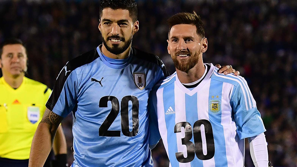 Luis Surez y Lionel Messi 