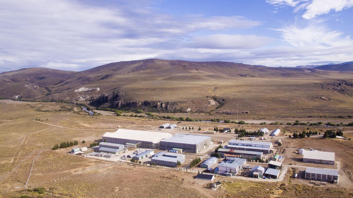 Las instalaciones de Pilcaniyeu desde el aire Foto cortesa Invap