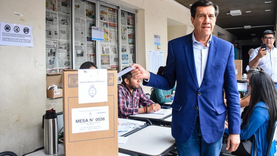 El voto de Carlos Sadir Foto Edgardo Varela 