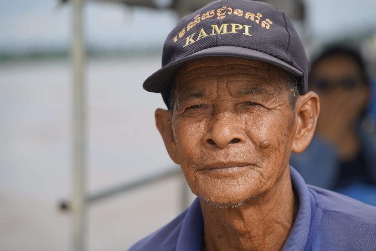 Sok Chea regresó a Kampi, donde vivió cuando era joven, después de la caída del régimen genocida de los Jemeres Rojos, que lo había desplazado a él y a millones de otros camboyanos. 