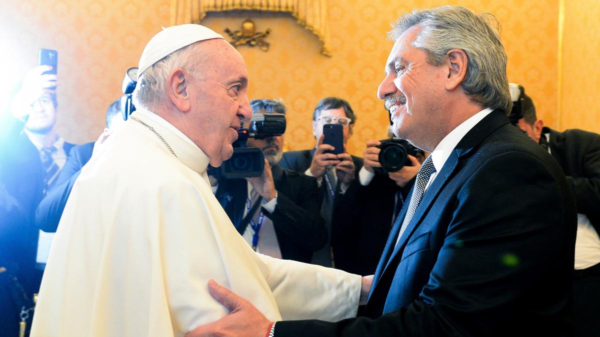 Alberto Fernndez viajar al Vaticano antes de dejar la Presidencia Foto Presidencia