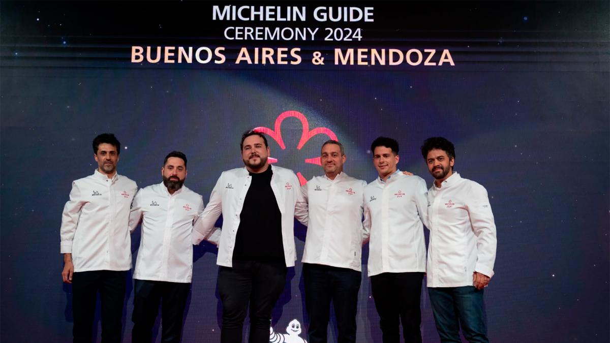 Los seis chefs que recibieron una estrella Michelin para sus restaurantes Foto Prensa