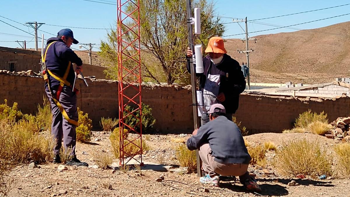 Red de internet comunitaria en Jujuy Foto Prensa