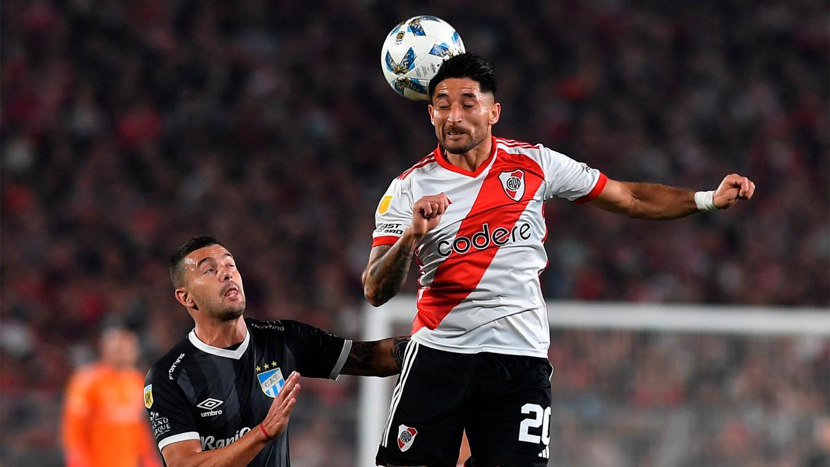 Casco ausente ante Rosario Central y con ciruga en puerta Foto Maximiliano Luna