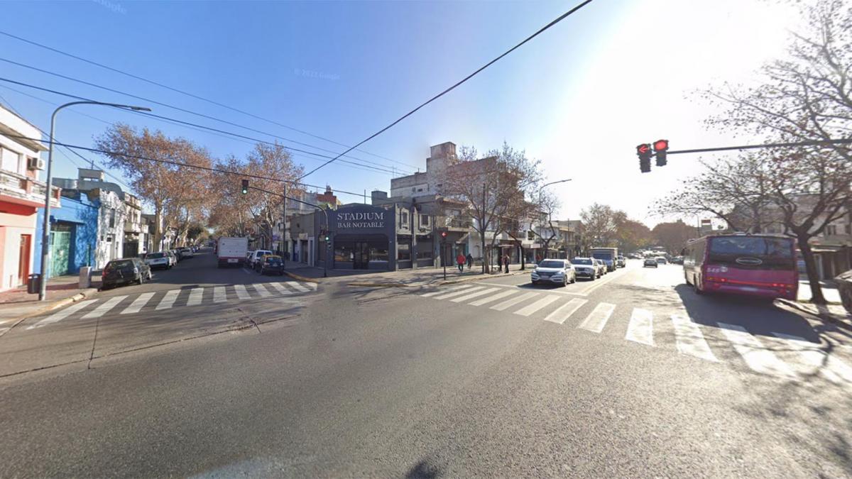 La zona donde el taxista fue abordado por un delincuente que lo atac y que luego se dio a la fuga Foto Google Street View