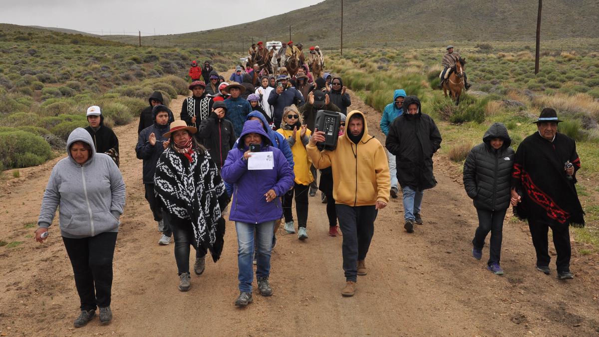 La fiesta popular para celebrar los 16 aos de la beatificacin de Ceferino Namuncur se realizaron al pie del cerro que lleva elnombre del santo Foto Gentileza Nicols Mirabet