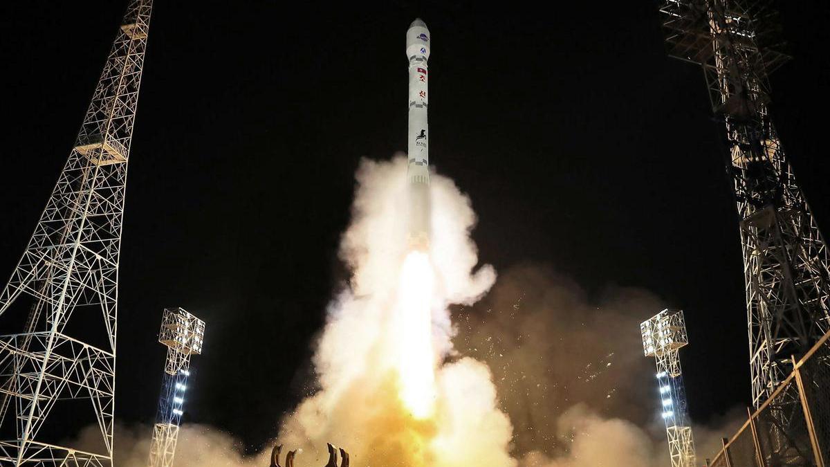 Corea del Norte celebr ser una potencia espacial Foto AFP