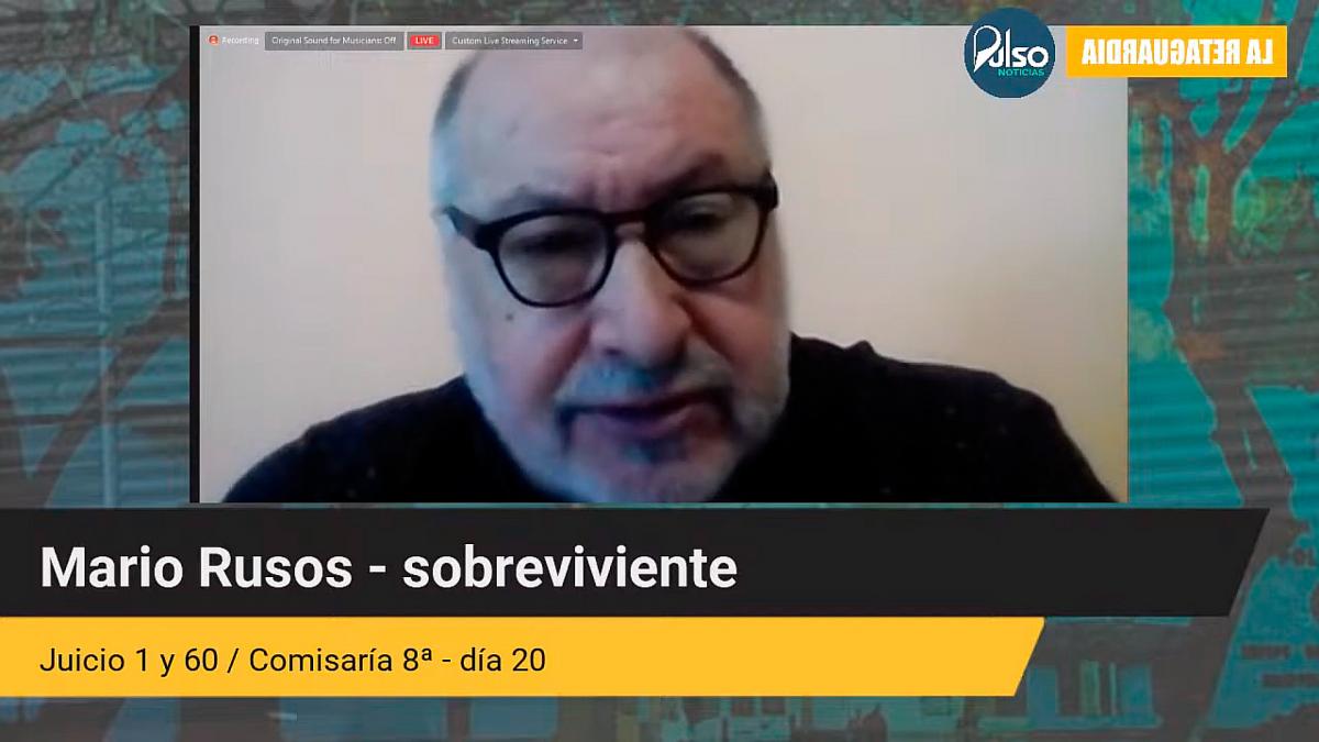 Mario Rusos estuvo 5 meses detenidos en la comisara octava luego tres aos en la Unidad Penal 9 de La Platapor ltimo en la crcel de Caseros Captura de TV