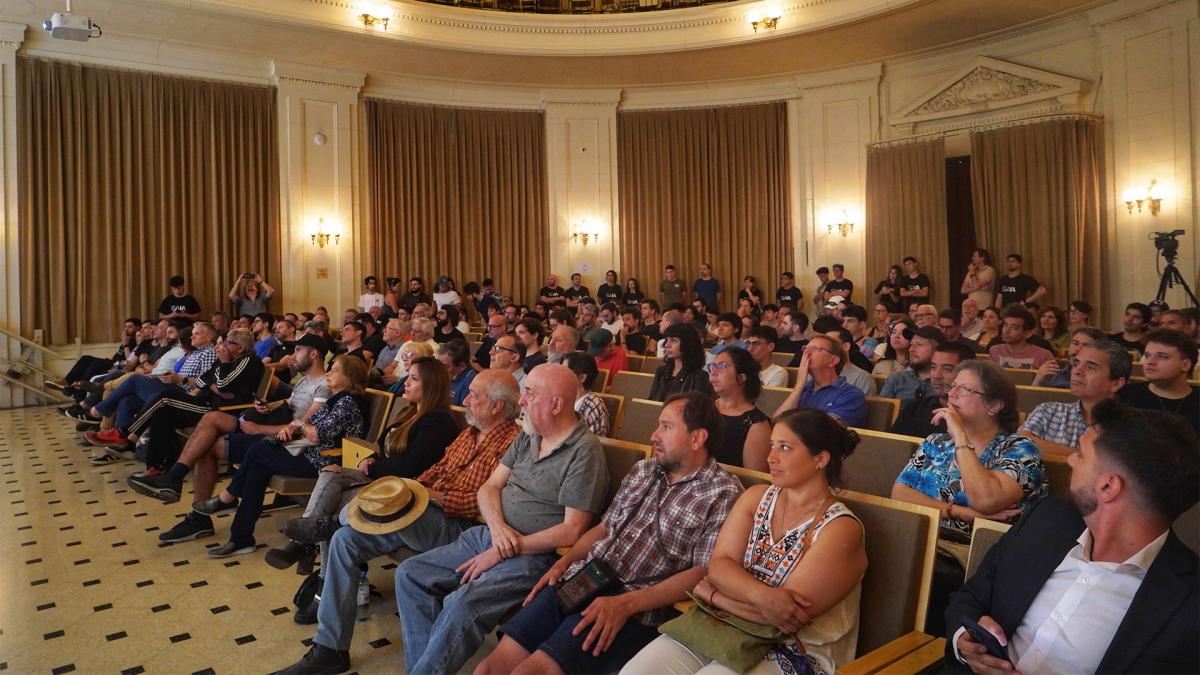 Un auditorio colmado en la UTN Foto Pepe Mateos