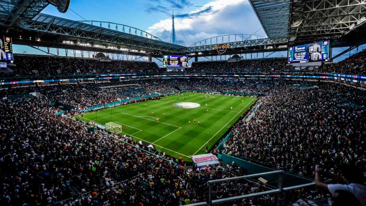 El Hard Rock Stadium de Miami tiene una capacidad para 63 mil espectadores All se disputar la final Foto Prensa