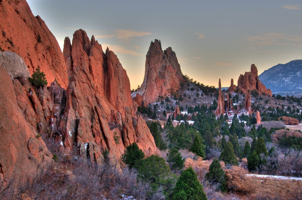 El Jardín de los Dioses en Colorado es sólo uno de los hogares de las hormigas mieleras, donde las colonias tienen poca comida cuando llega el invierno.