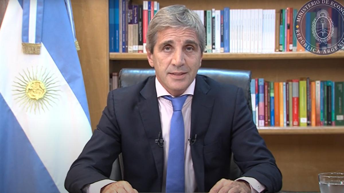 Luis Caputo ministro de Economa del gobierno de Javier Milei