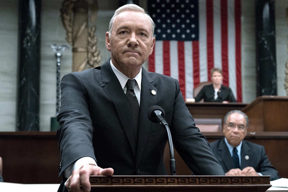 Spacey en House of cards