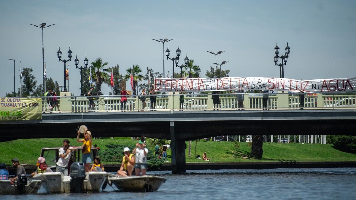 Protesta en el Delta Foto Cris Sille