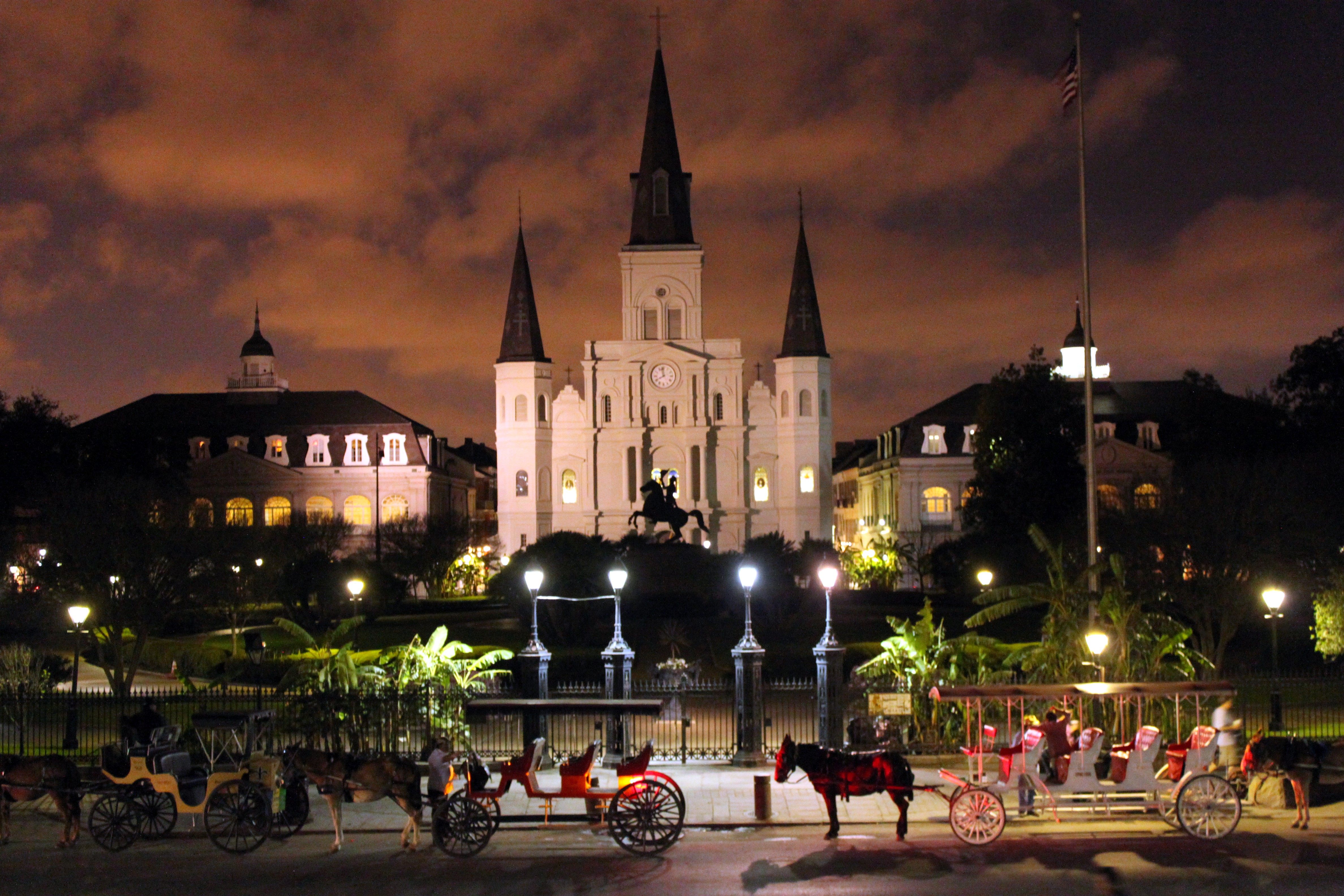 Catedral de San Luis en Jackson Square en Nueva Orleans.