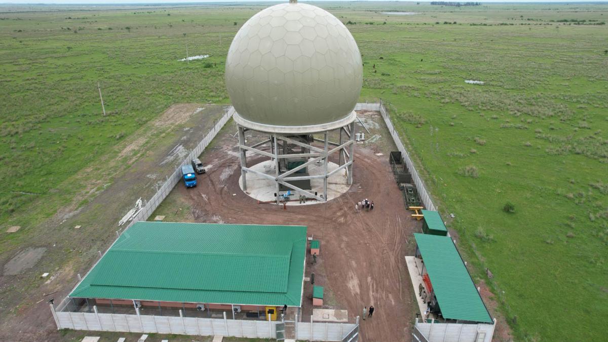 El flamante radar de la ciudad de Mercedes en Corrientes Prensa MinDef 