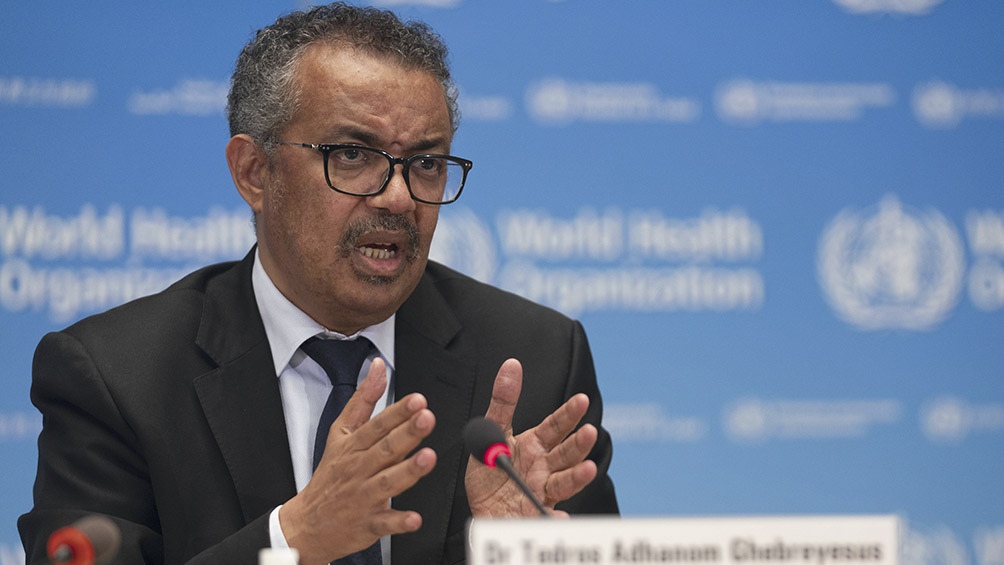 Tedros destac que la sanidad fuese incluida en los programas de la Conferencia sobre Cambio Climtico COP28 que tuvo lugar en Dubai