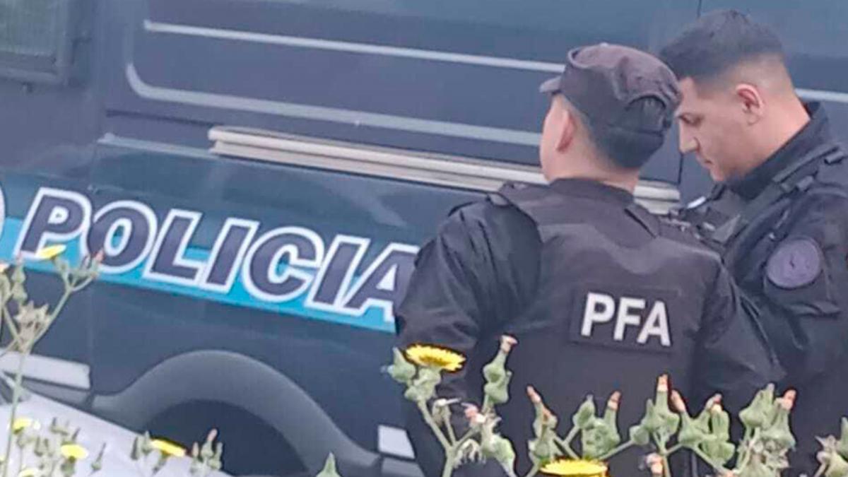 El operativo de una de las detenciones 