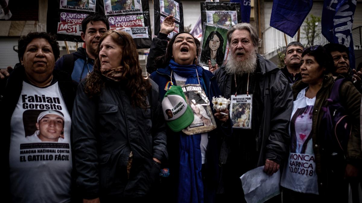 Una de las marchas que pidi justicia por el crimen de Natalia Foto Diego Izquierdo 