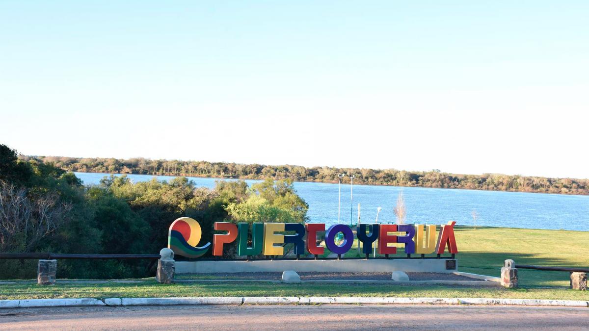 La entrada de Puerto Yeru a pocos kilmetros al sur de Concordia Prensa