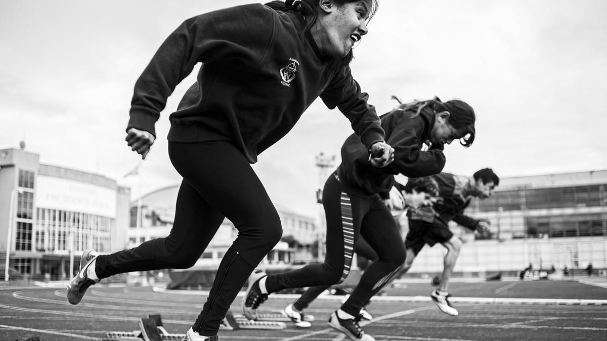 Equipo de atletismo de la Federacin Argentina de Deportistas con Parlisis Cerebral Fotogalera Pablo Dondero