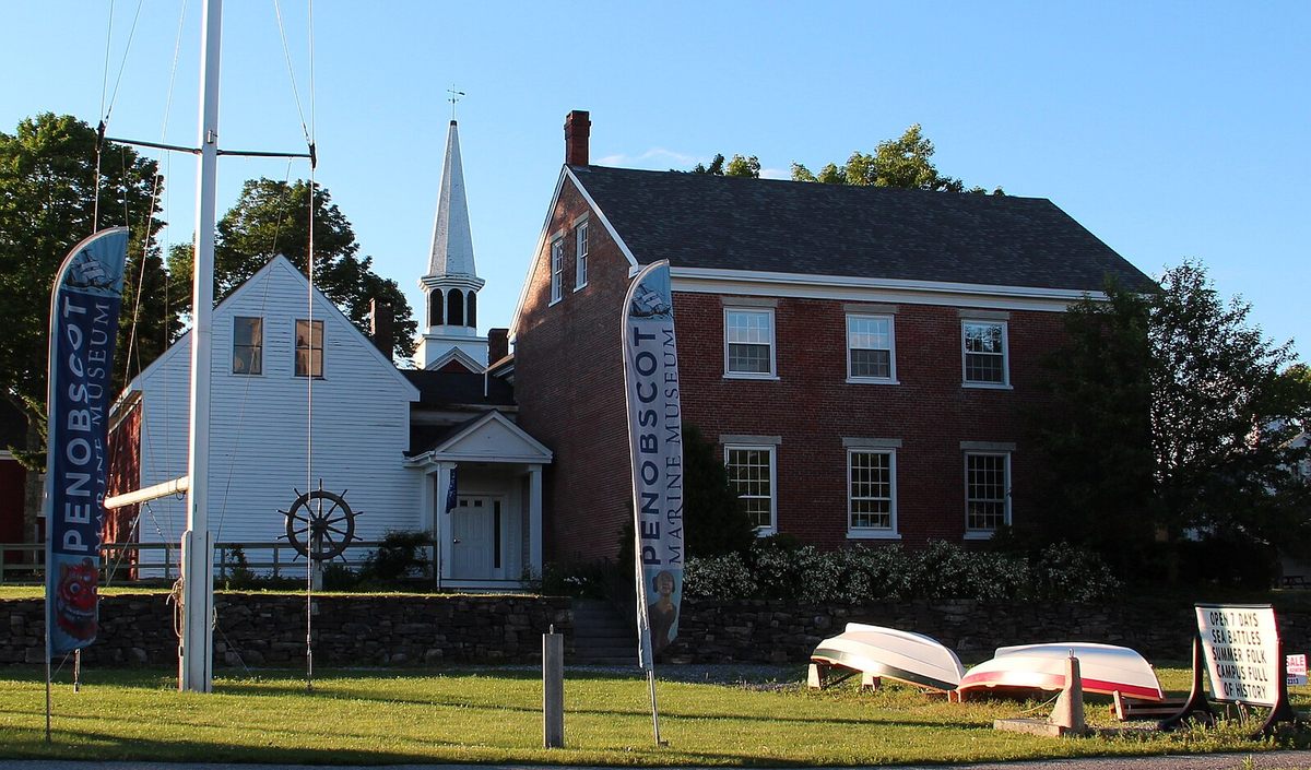 Sólo una pequeña porción del campus del Museo Marino de Penobscot.